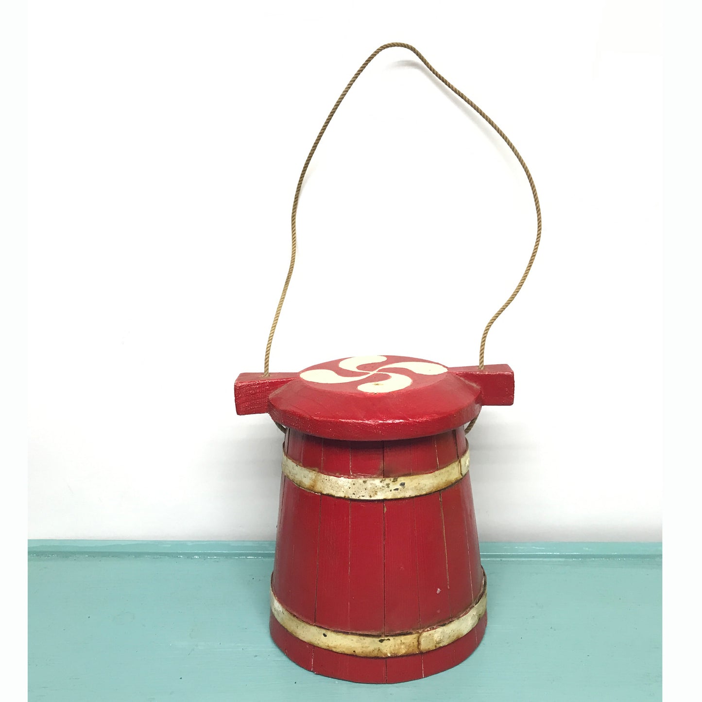 Vintage Newfoundland Wooden Grub Pail