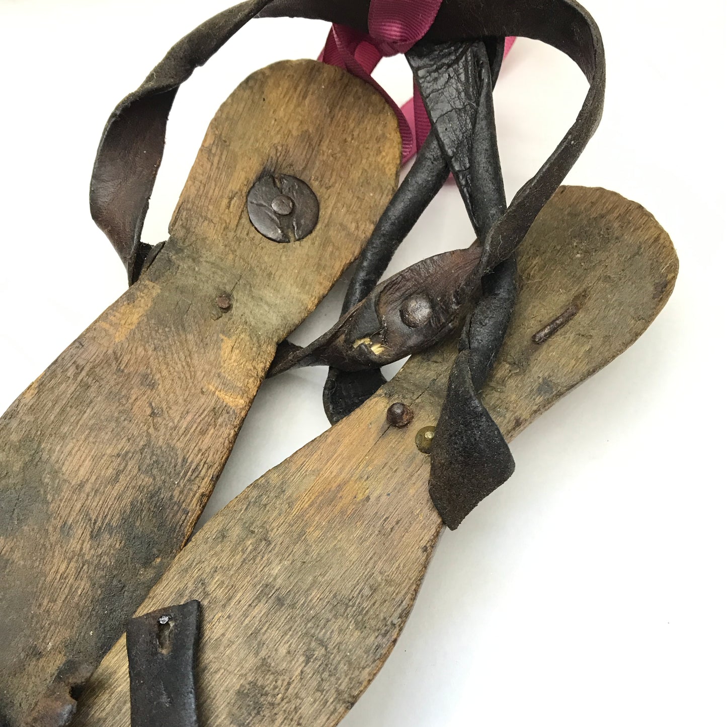 Victorian Ice Skates with Curled Toes, Non-Matching Pair