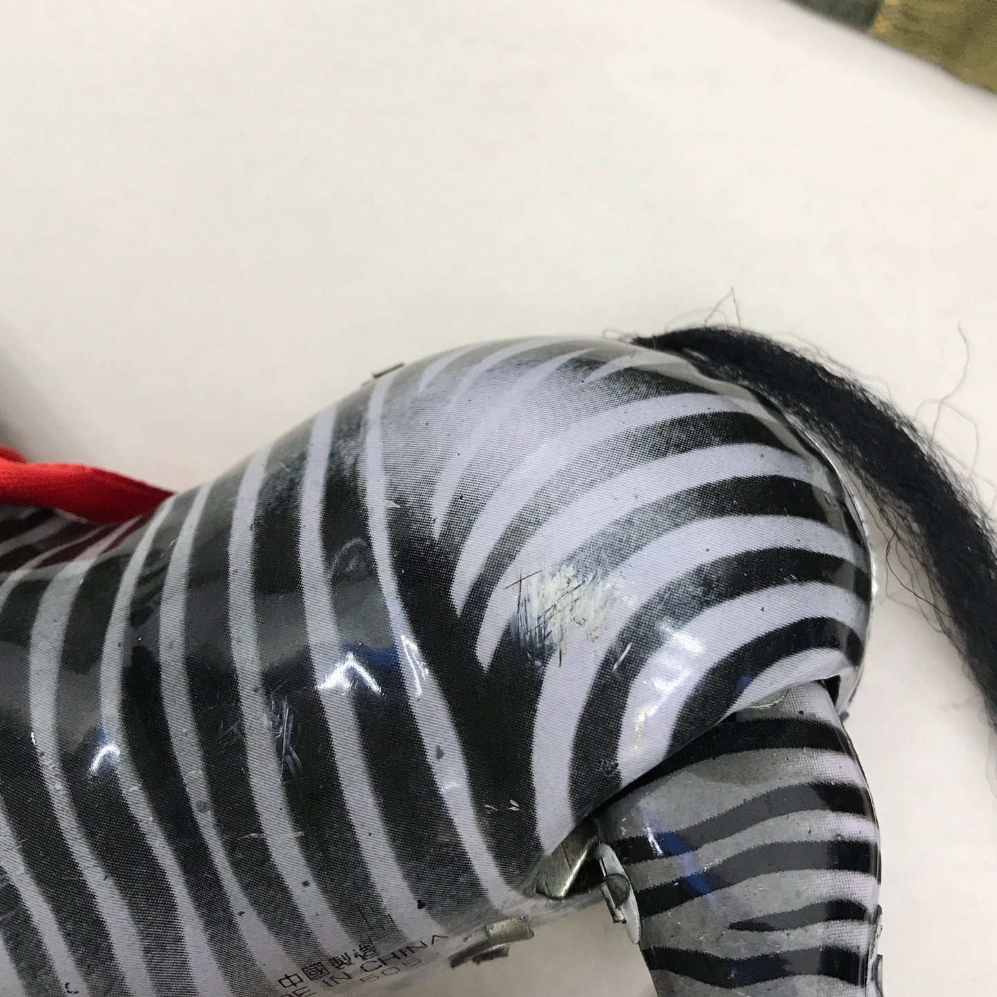 Tin Toy Wind Up Zebra (Non-Functional)