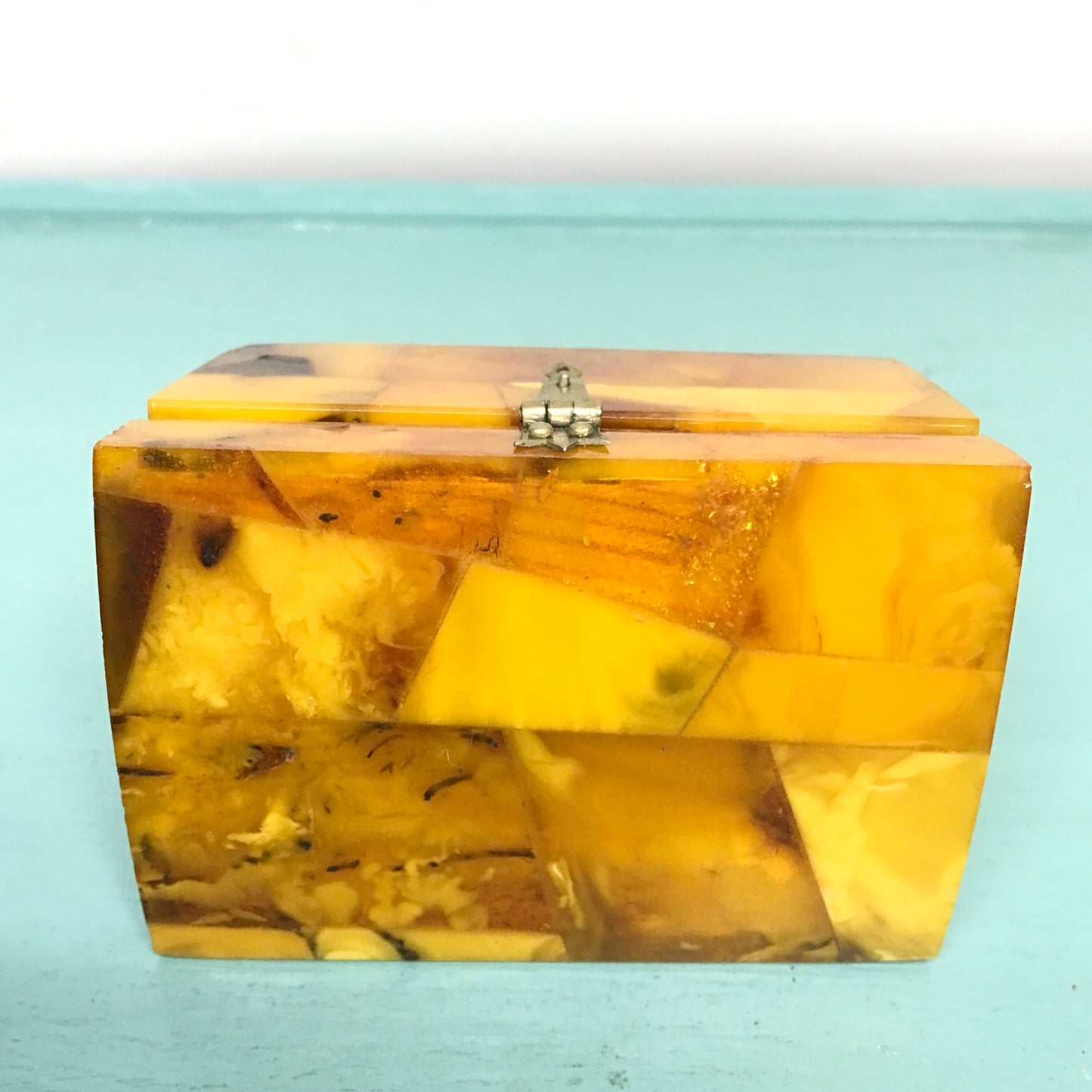 Small Baltic Amber Trinket Box