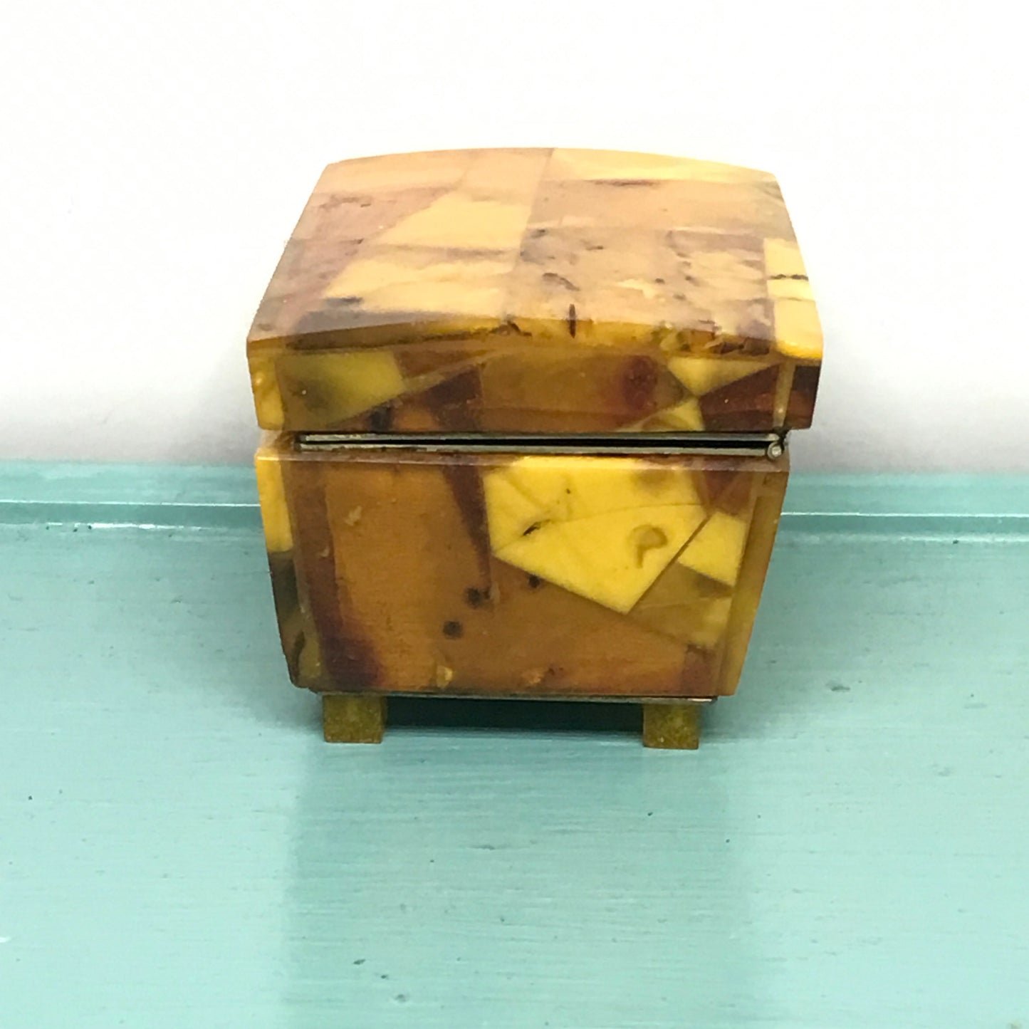 Small Baltic Amber Trinket Box