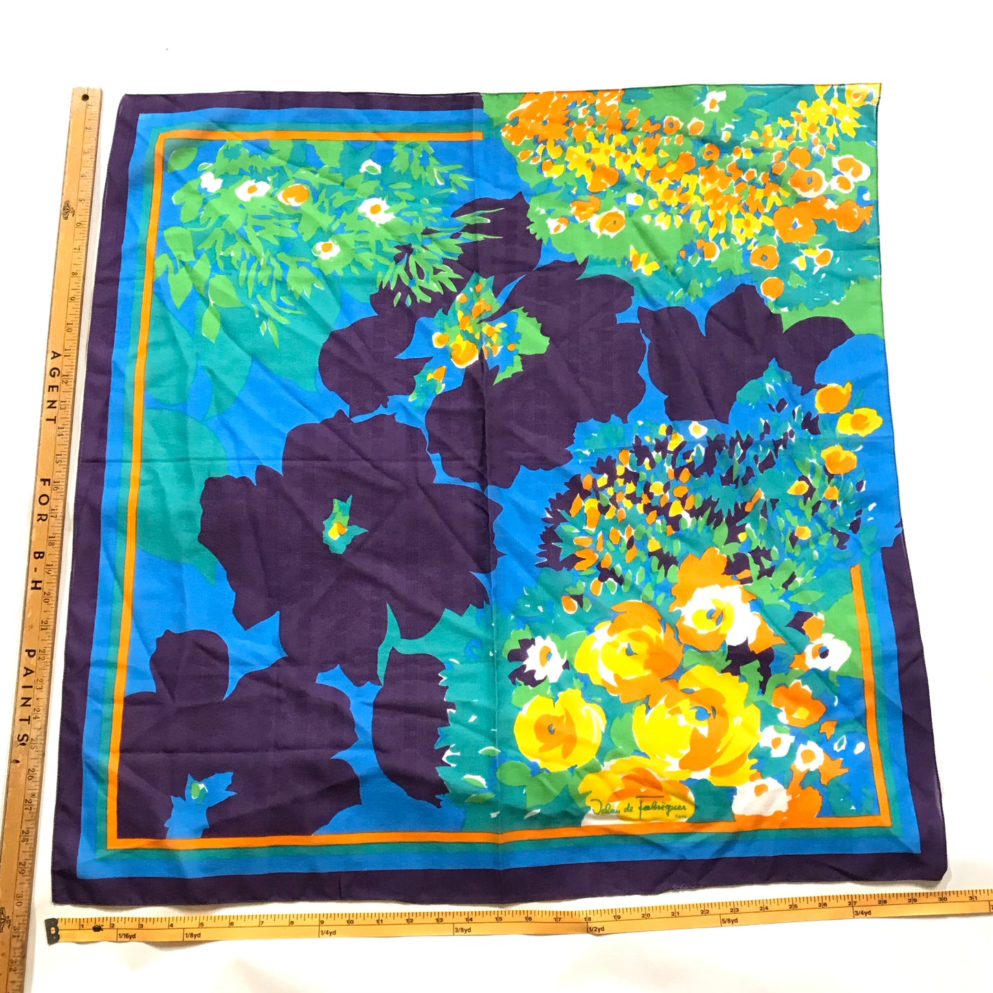 Jehan de Fabregues Floral Scarf