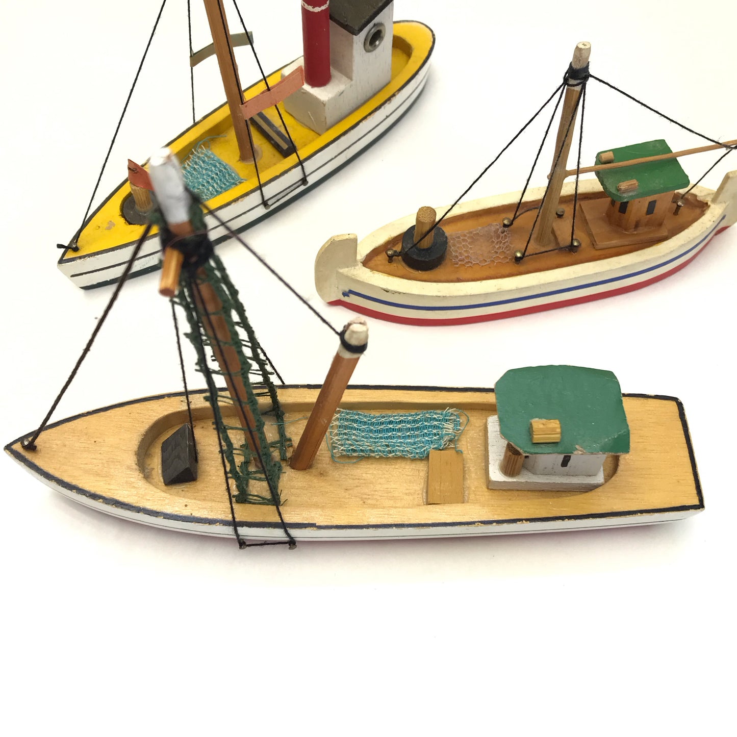 Miniature Decorative Wooden Boats