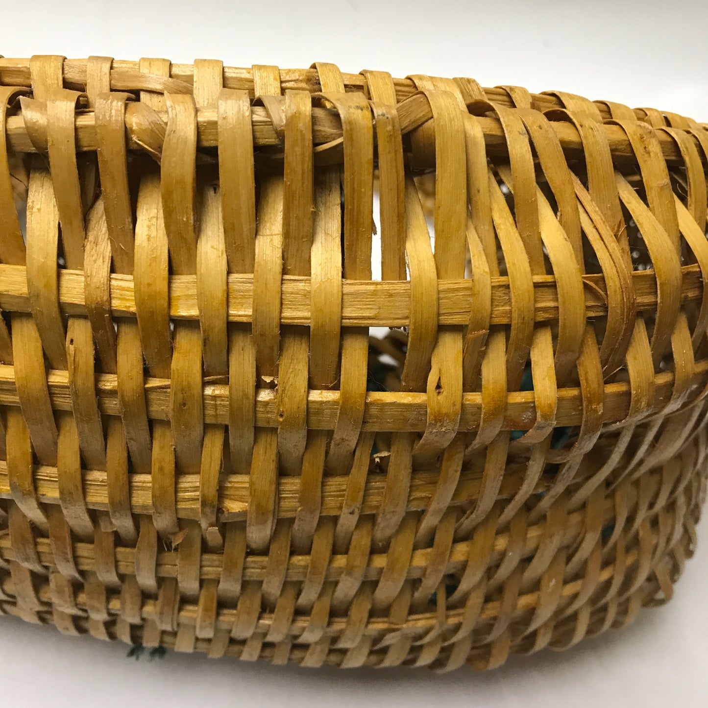 Wicker and Raffia Basket Purse, Gondola Purse, Woven Rattan Bag