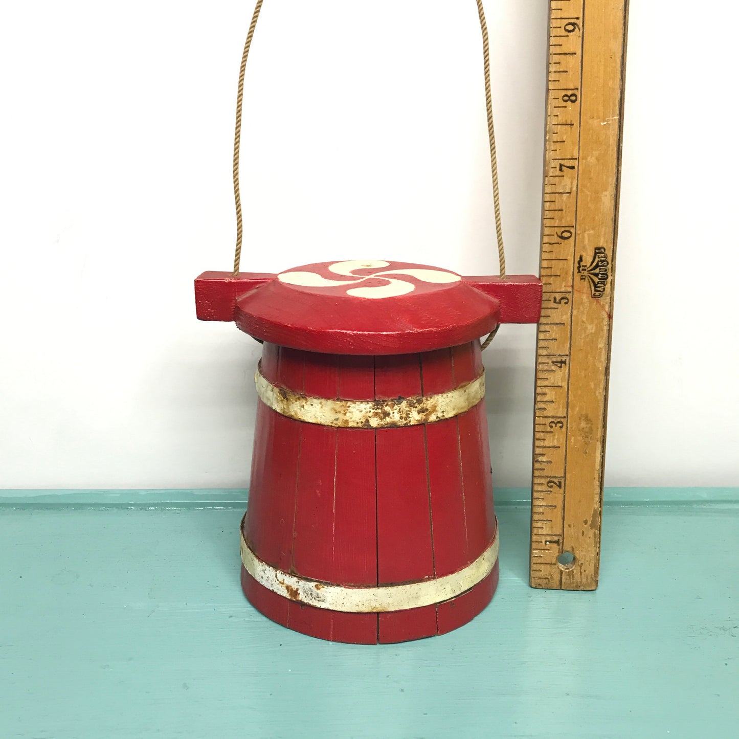 Vintage Newfoundland Wooden Grub Pail