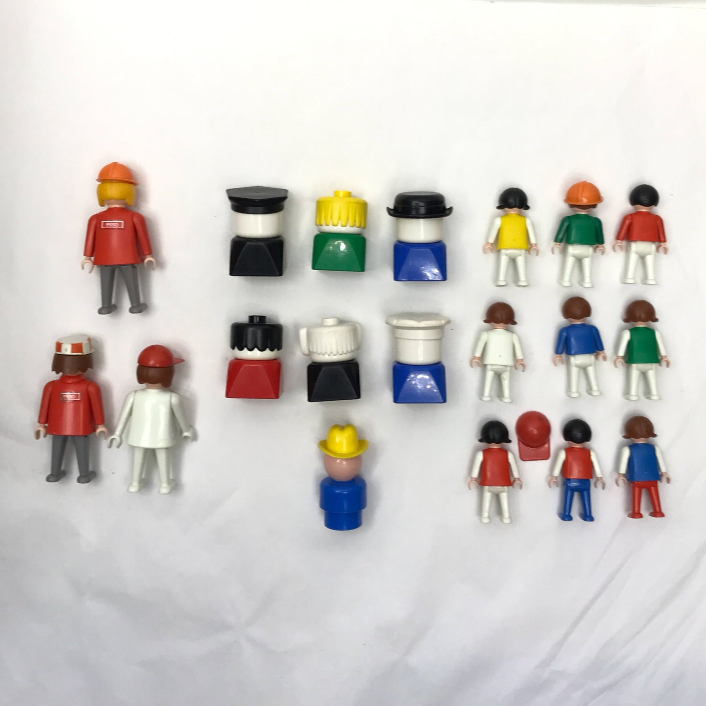 Lot of Playmobil & Duplo Figurines from the 1970s and 1980s