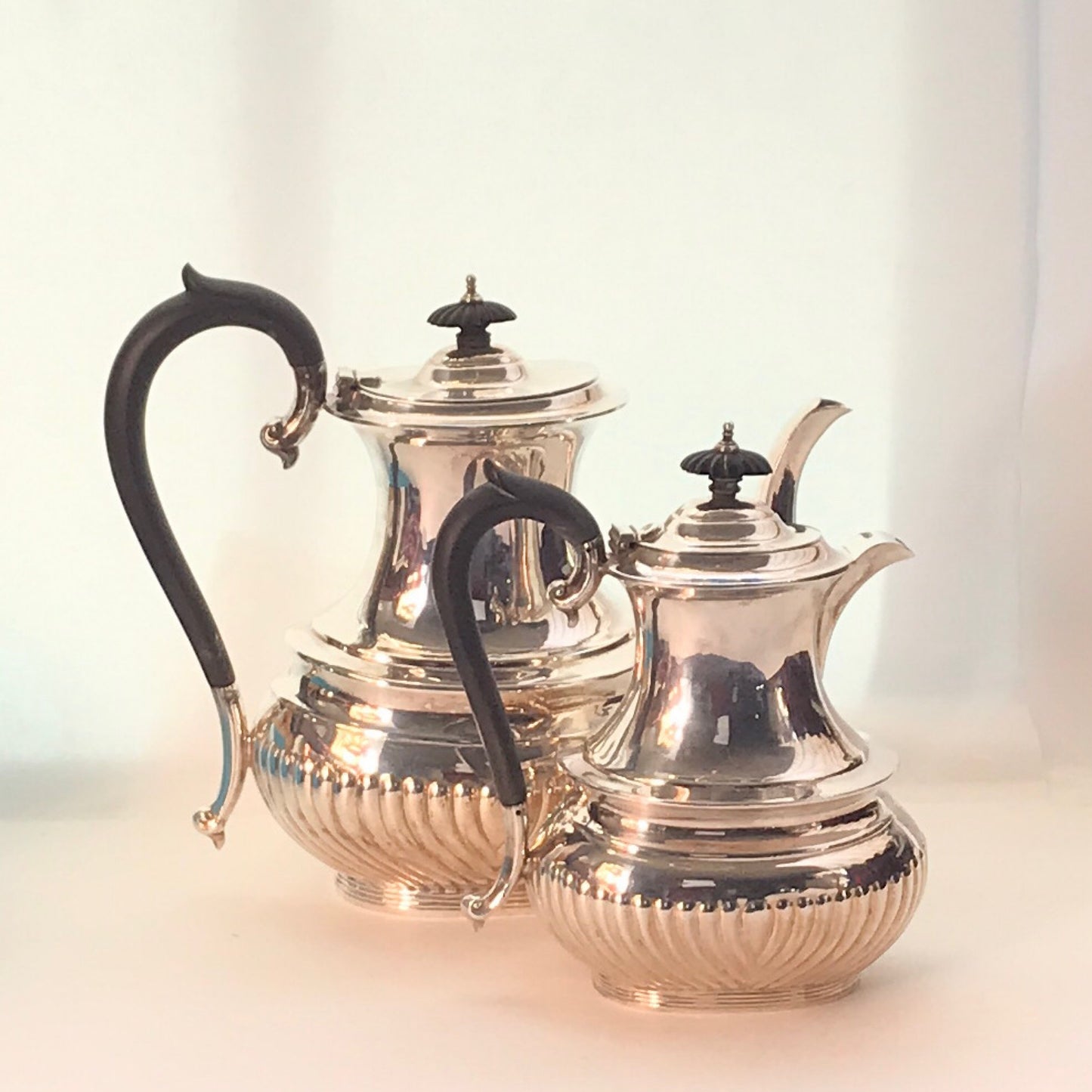 Birks Regency Plate Coffee Pot & Hot Water Pot Set