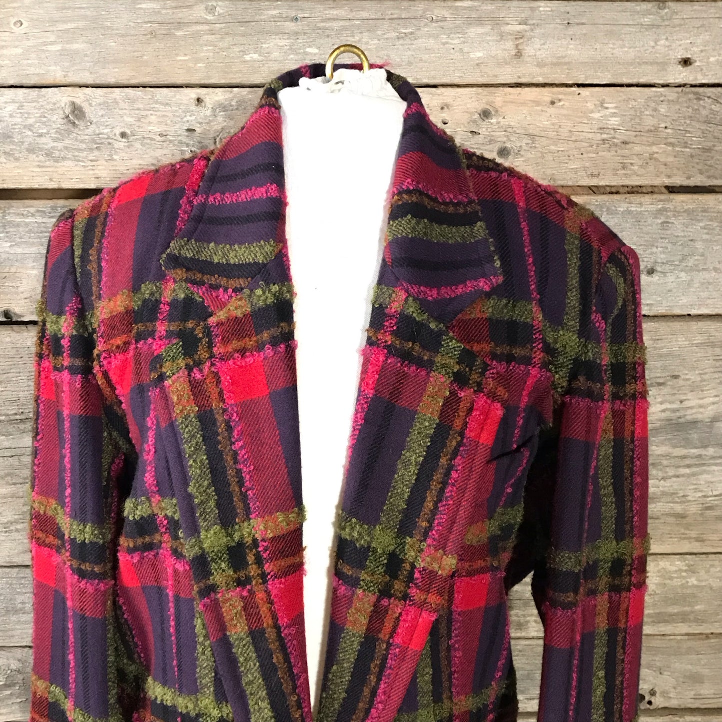 1990s Emanuel Ungaro Wool Blend Blazer, Size 6/40