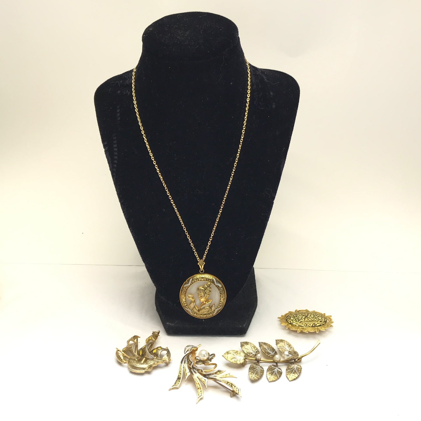 Toledoware Faux-Damascene Jewellery Lot