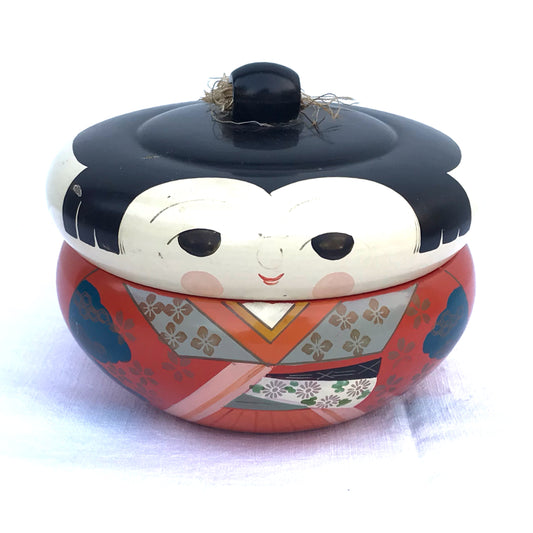 Kokeshi Box, Japanese Trinket Box