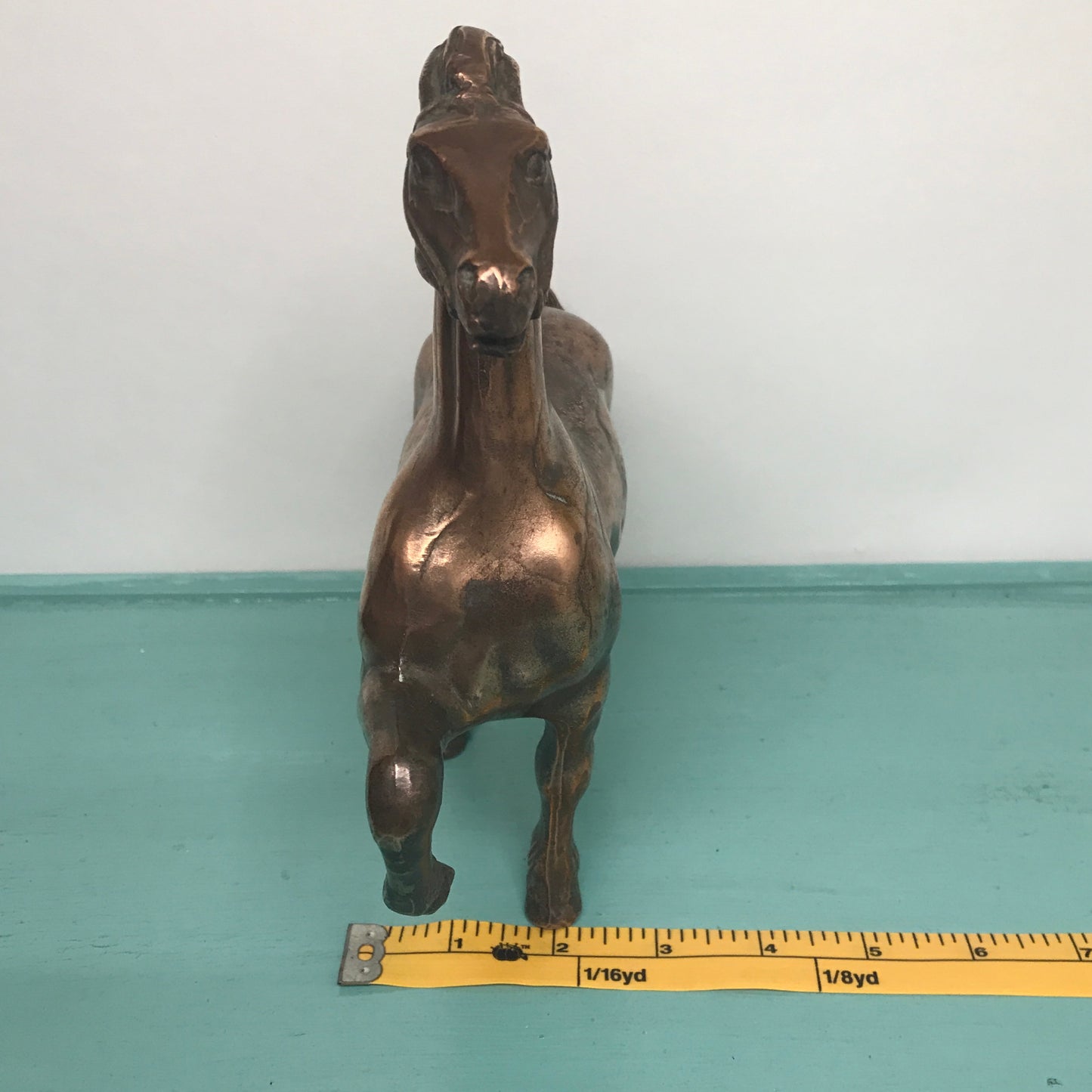 Mid Century Copper Horse Figurine