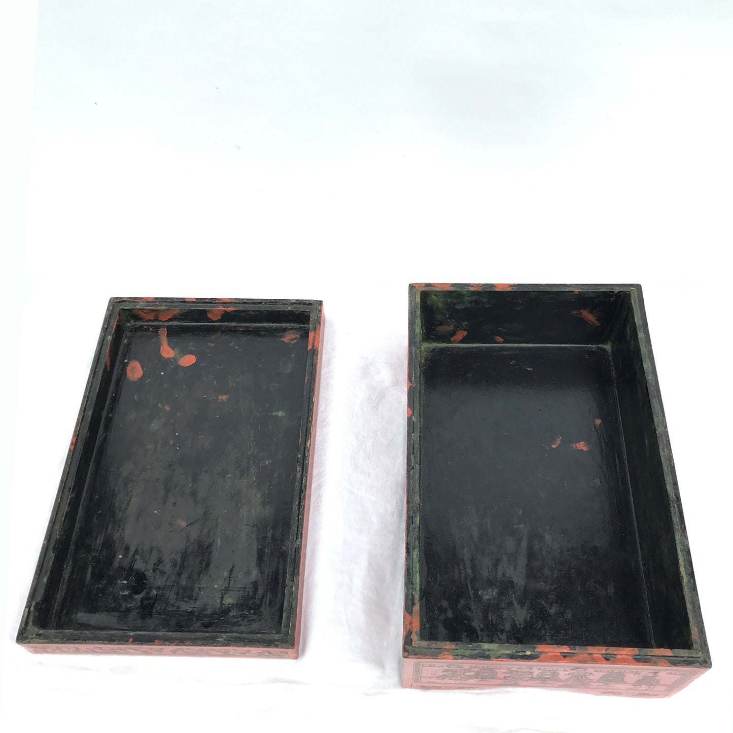 Thai Lacquerware Stackable Nesting Boxes