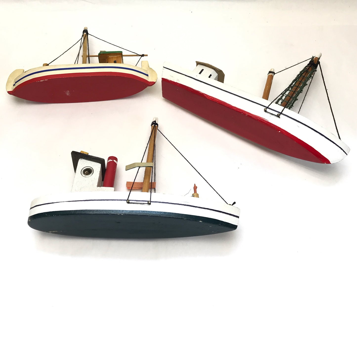 Miniature Decorative Wooden Boats