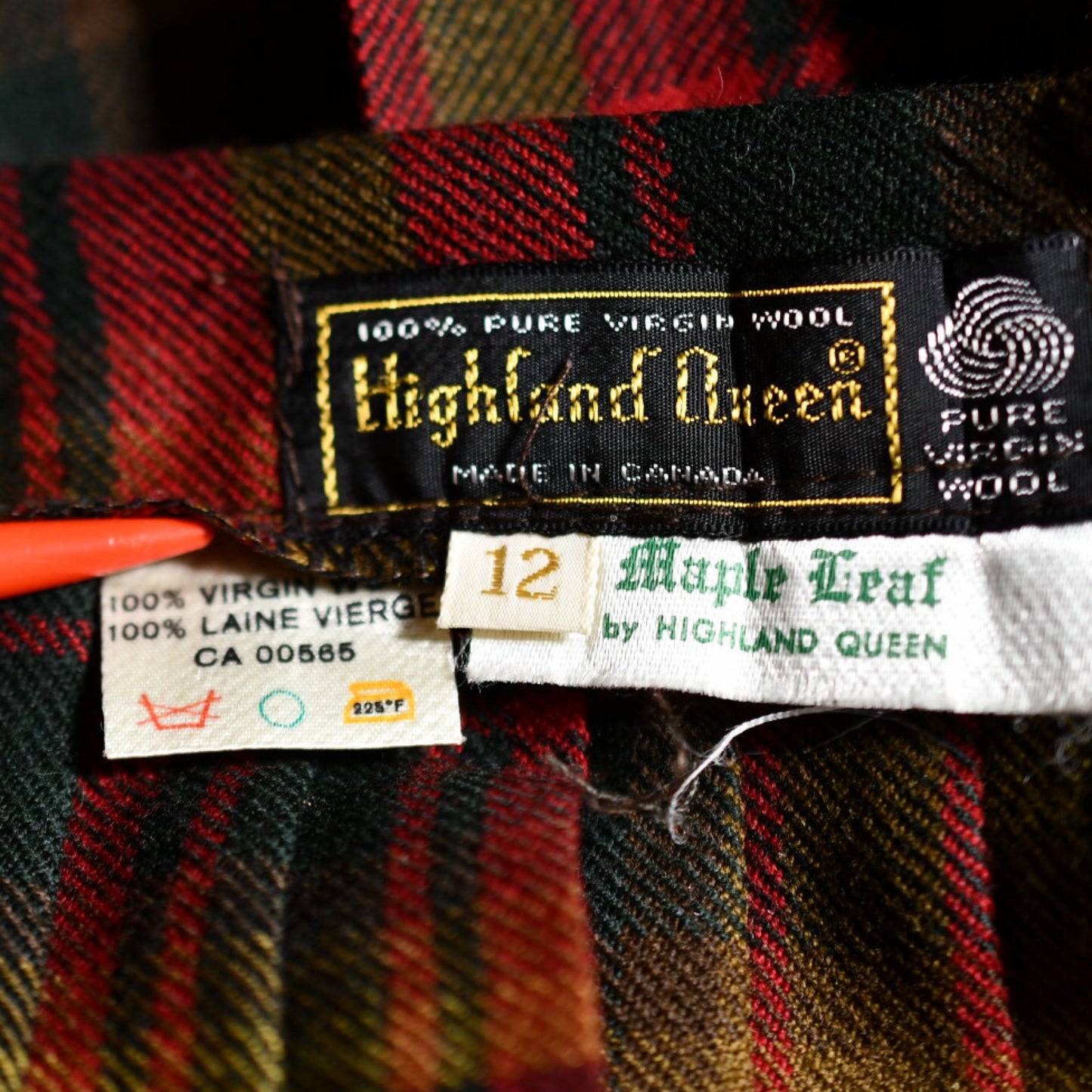 Highland Queen Kilt, Maple Leaf Tartan