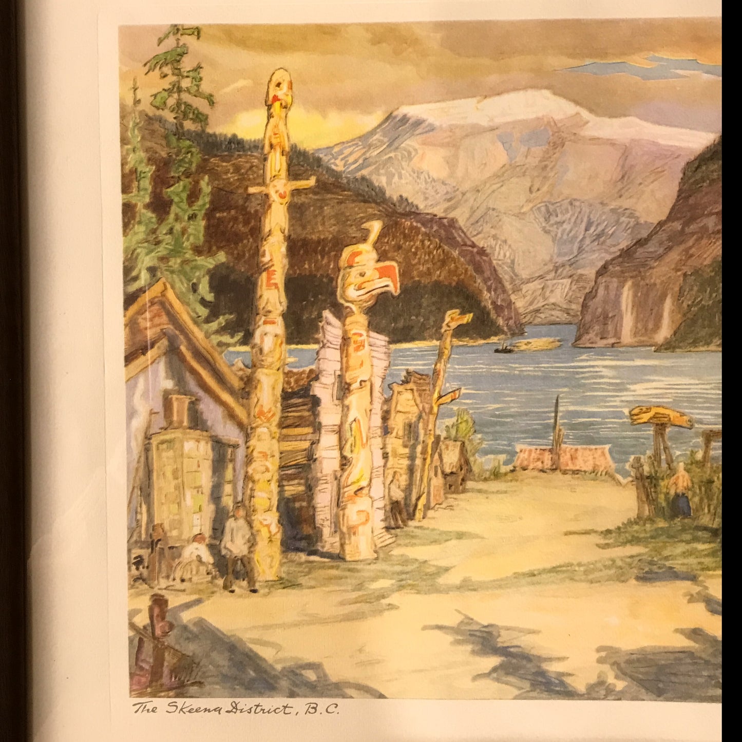 The Skeena District Nicholas Hornyansky Aquatint Print