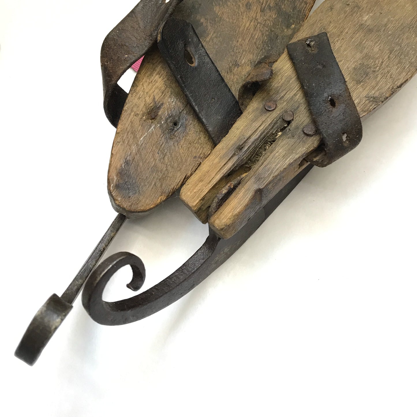 Victorian Ice Skates with Curled Toes, Non-Matching Pair