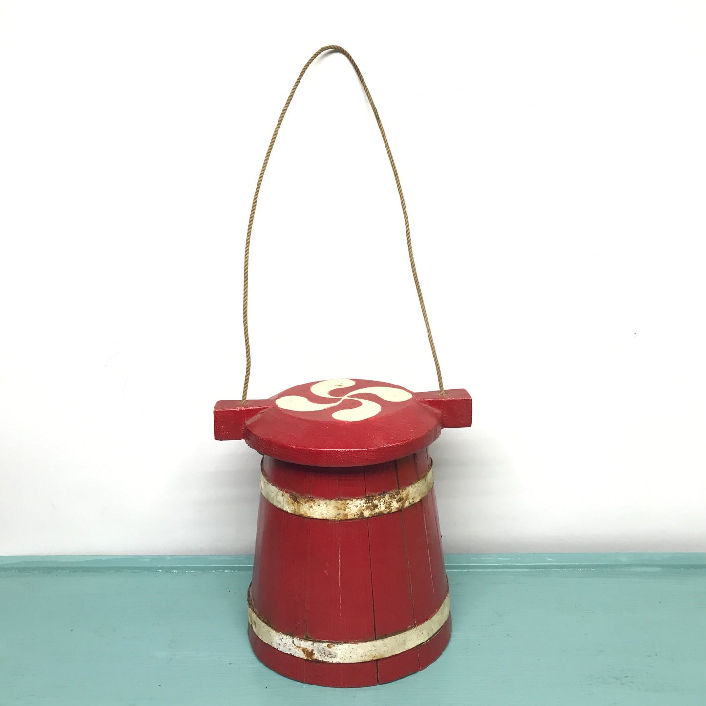 Vintage Newfoundland Wooden Grub Pail