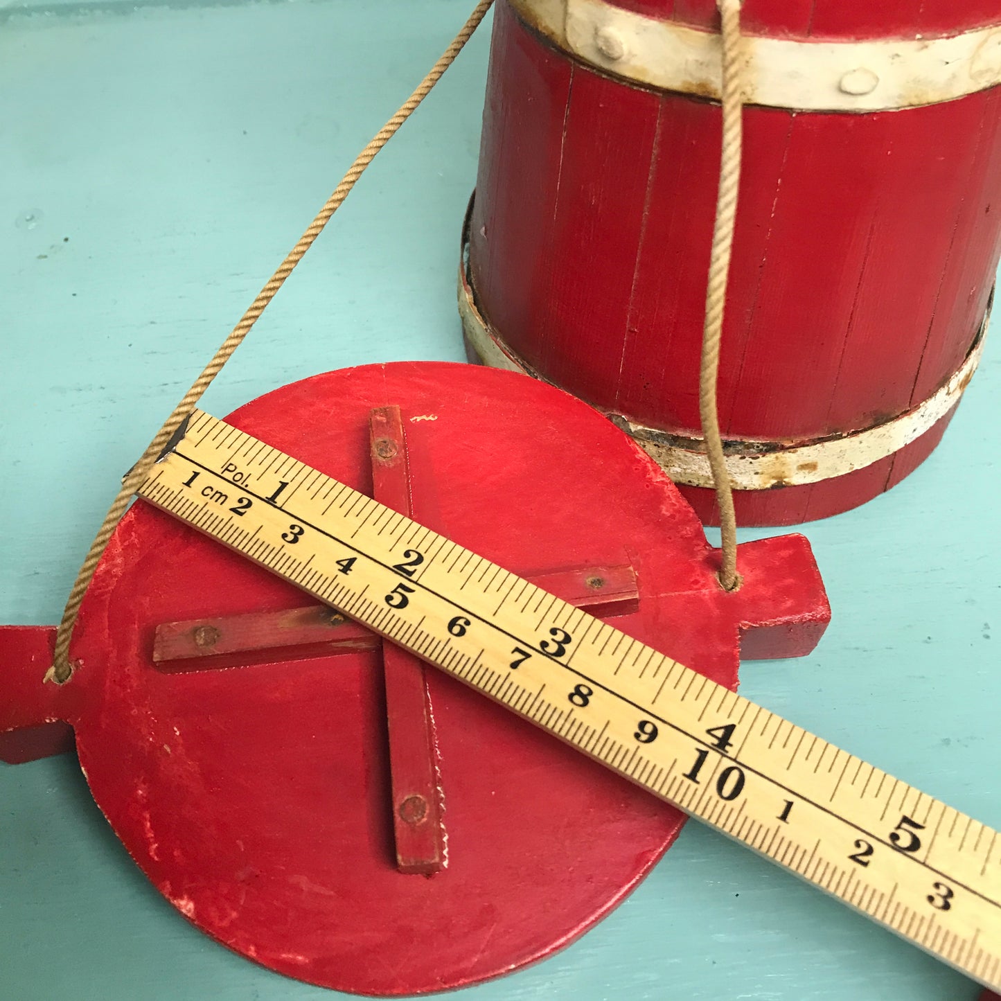 Vintage Newfoundland Wooden Grub Pail