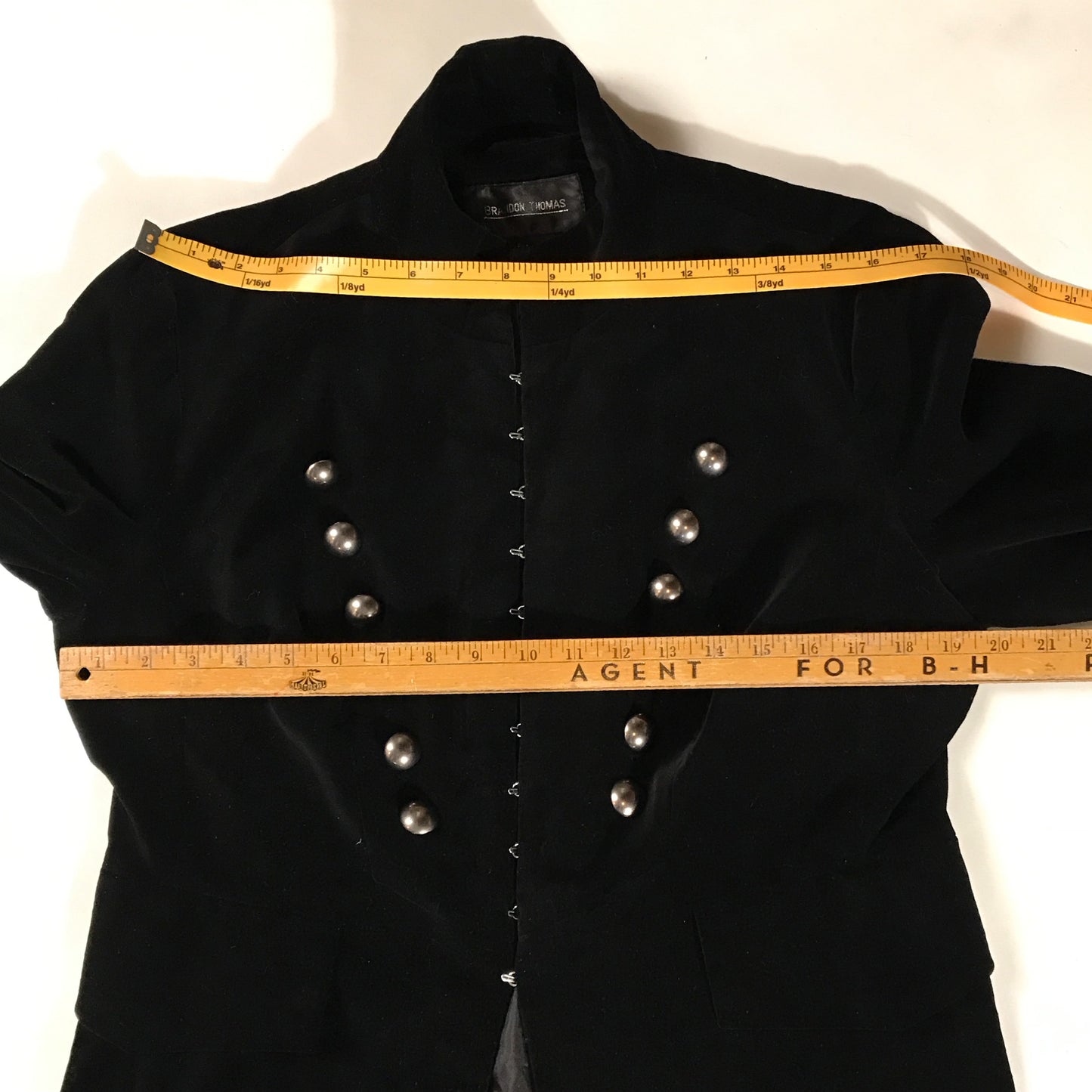 BRANDON THOMAS  Black Coachman’s Coat