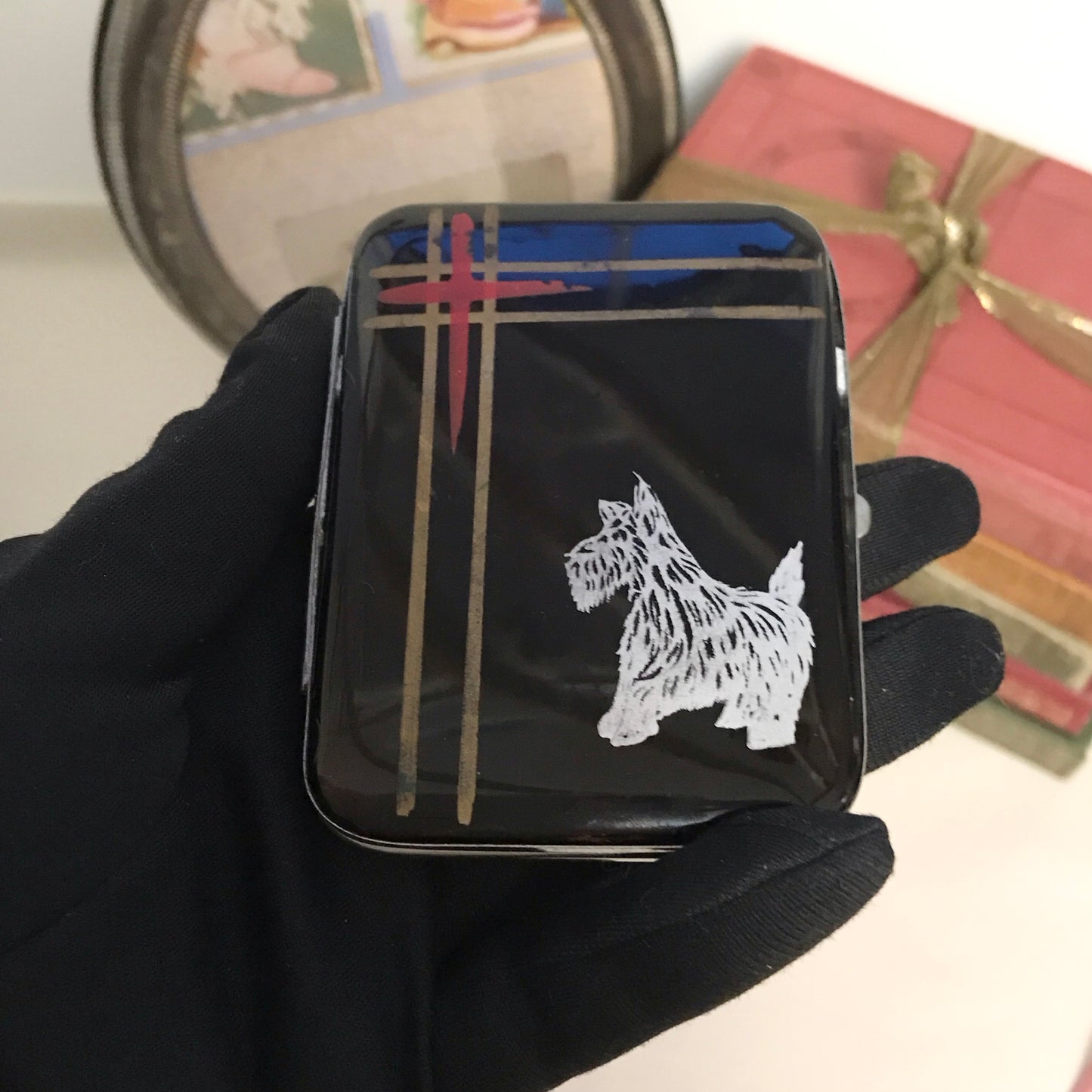 Scottie Dog Cigarette Case Made in Japan