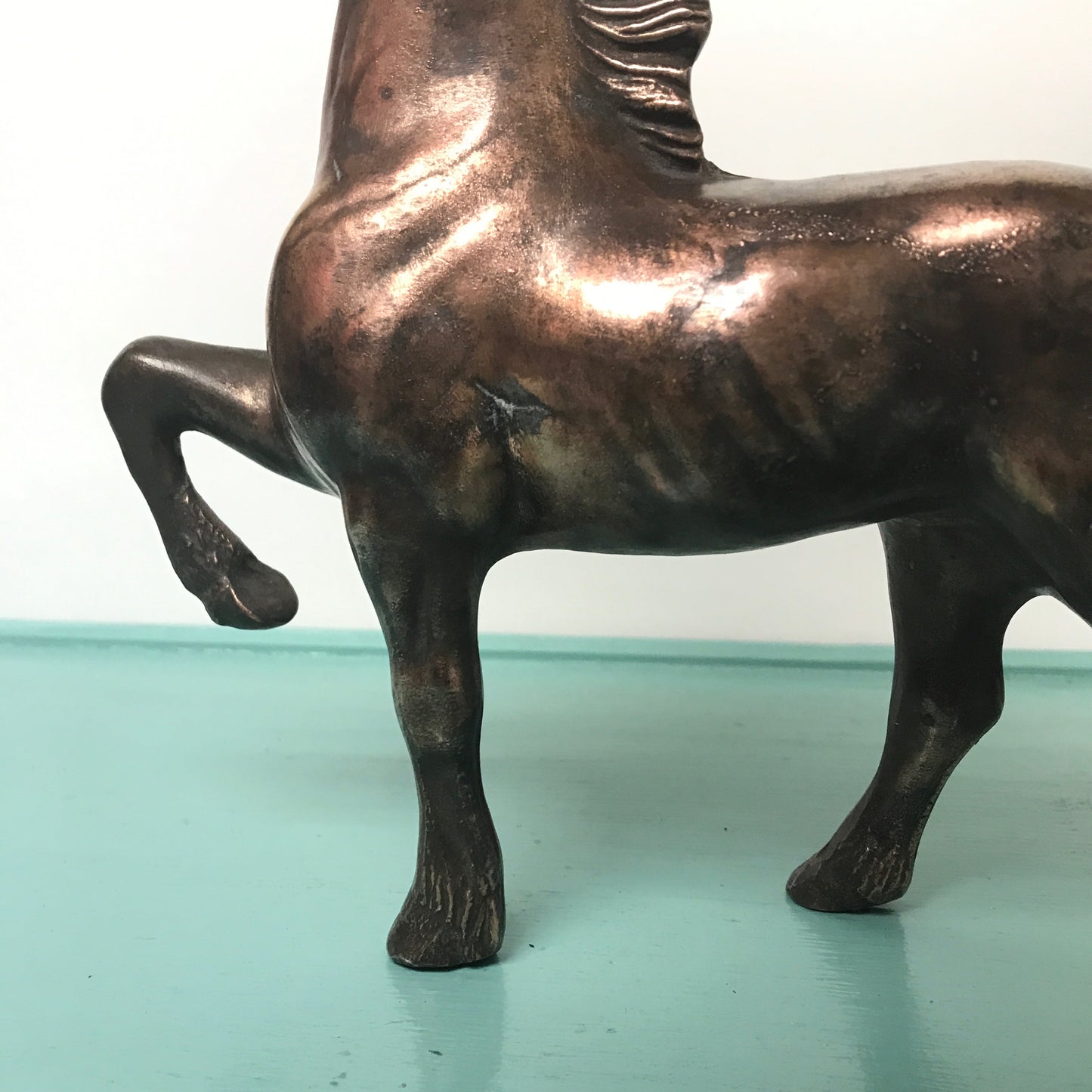 Mid Century Copper Horse Figurine