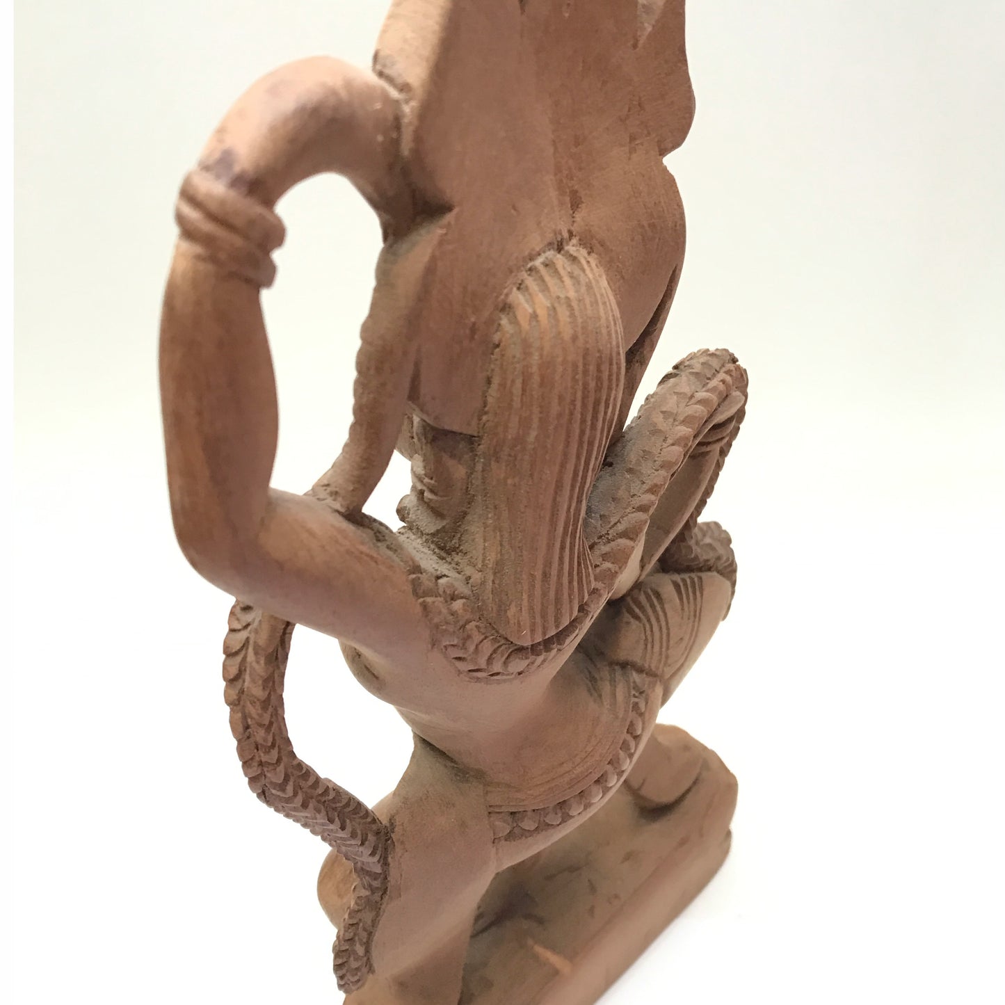 Carved Khmer Figurine, Apsara Dancer, Unvarnished