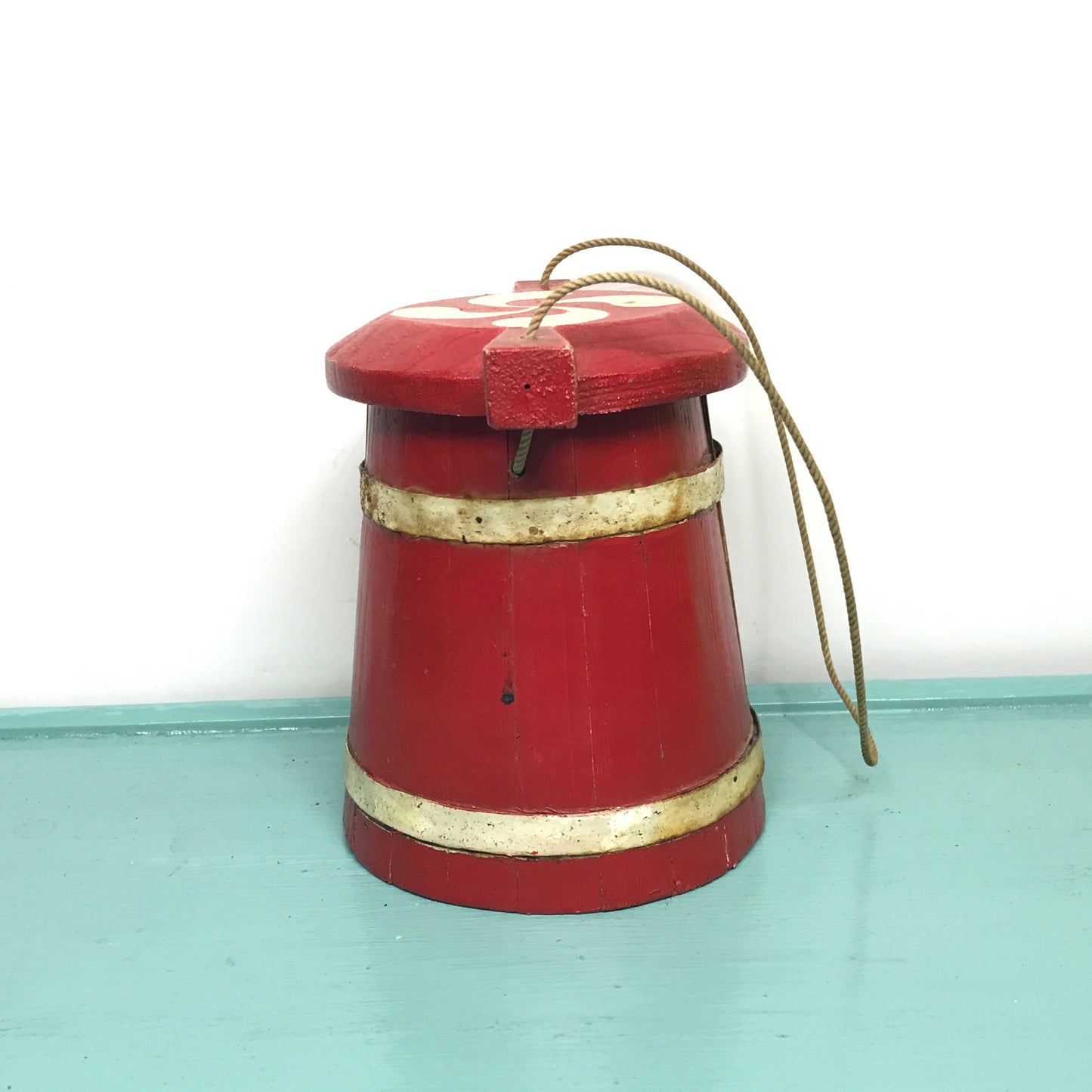 Vintage Newfoundland Wooden Grub Pail