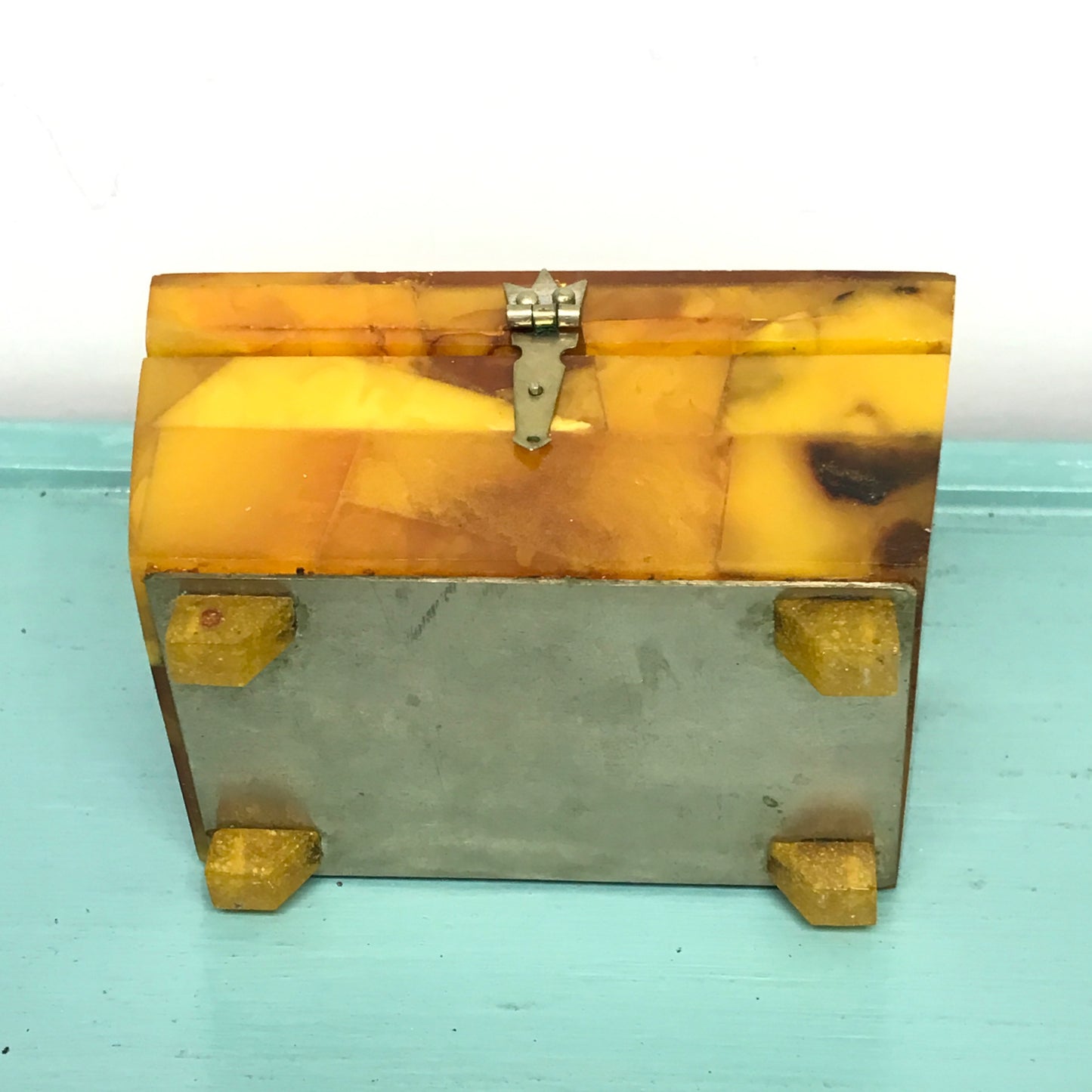 Small Baltic Amber Trinket Box