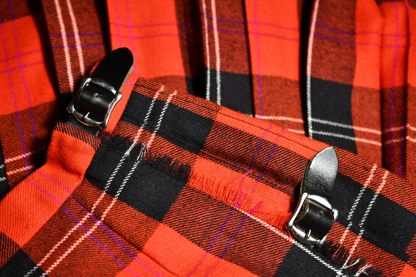 Laird-Portch of Scotland Red Tartan Kilt Skirt