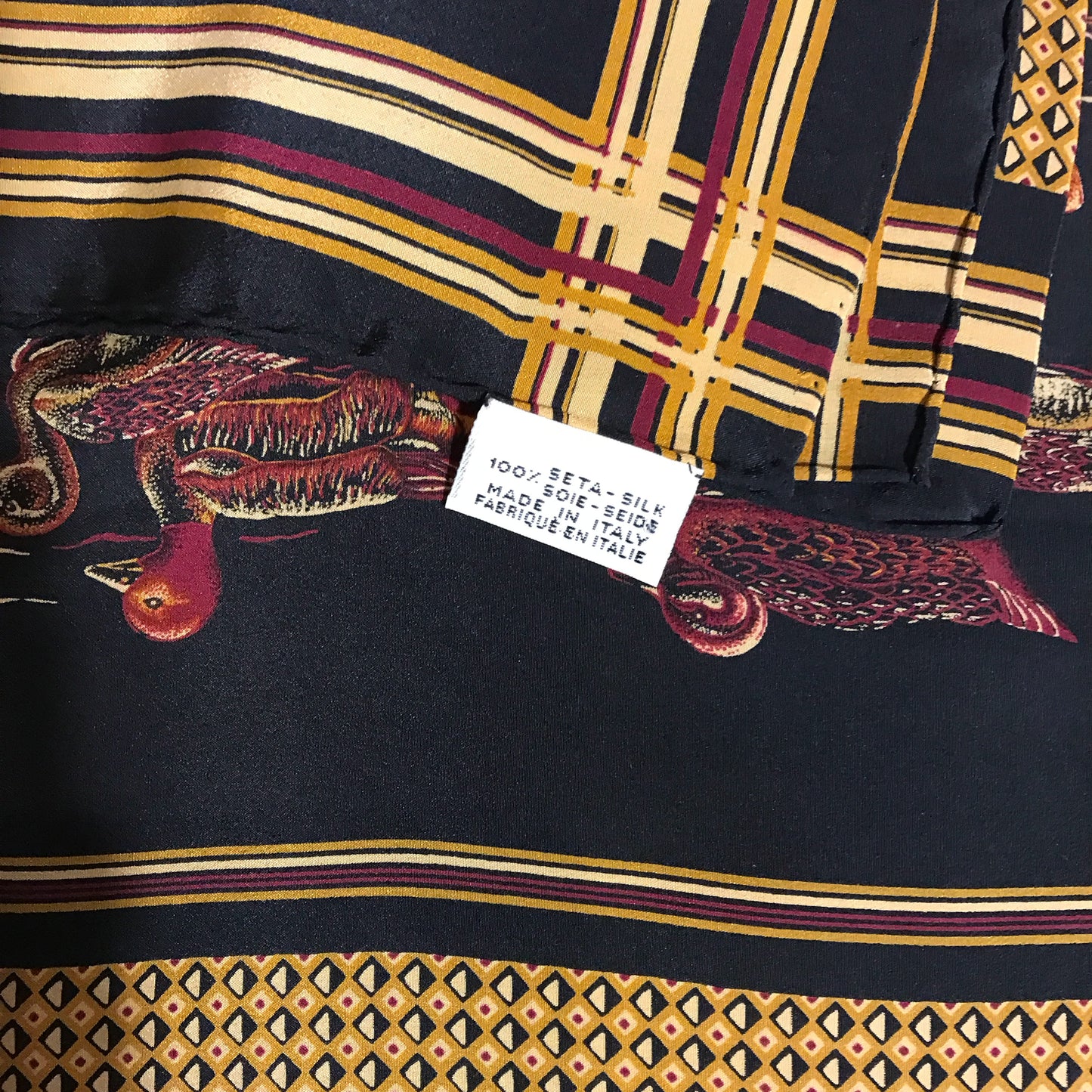Mantero Ducks Silk Scarf