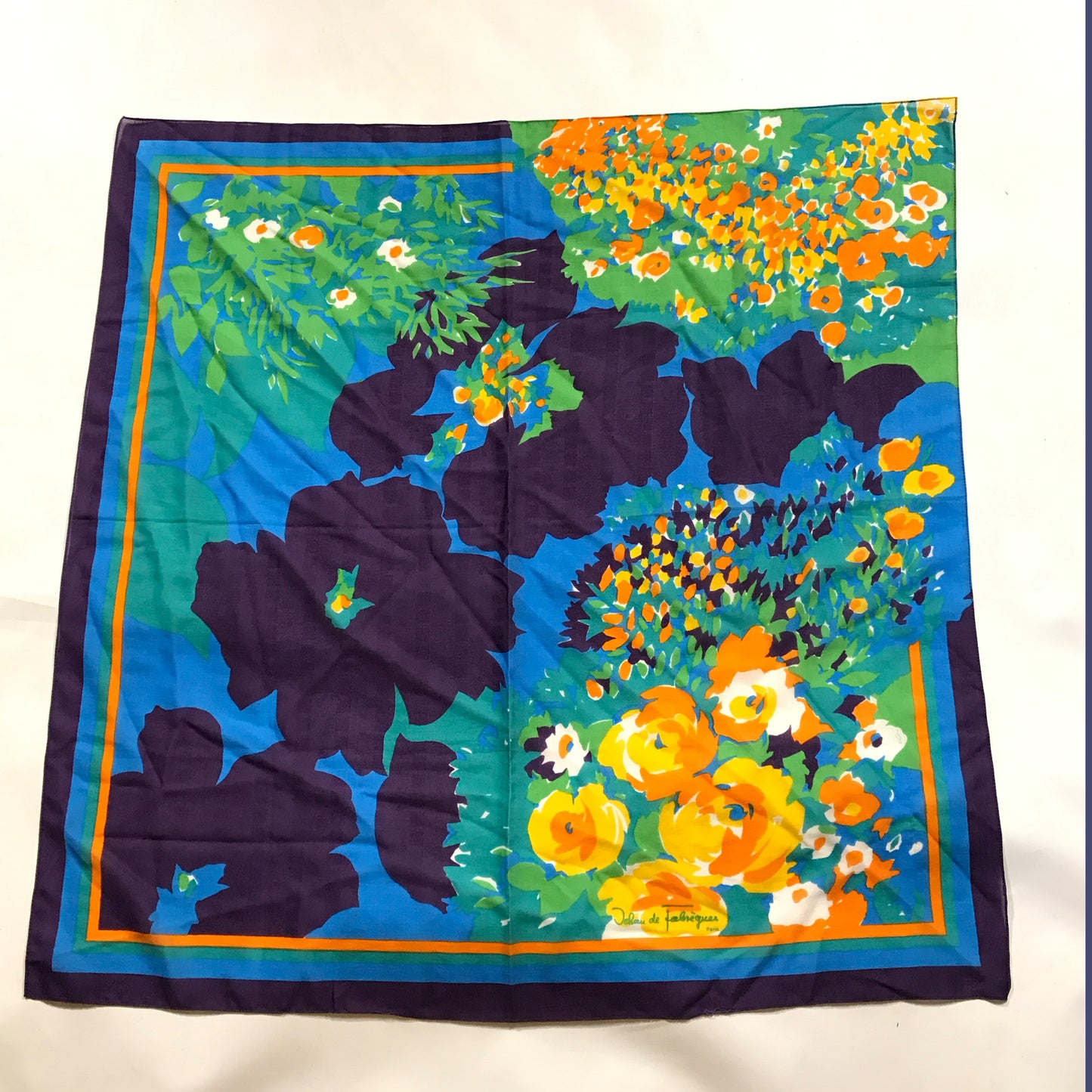 Jehan de Fabregues Floral Scarf