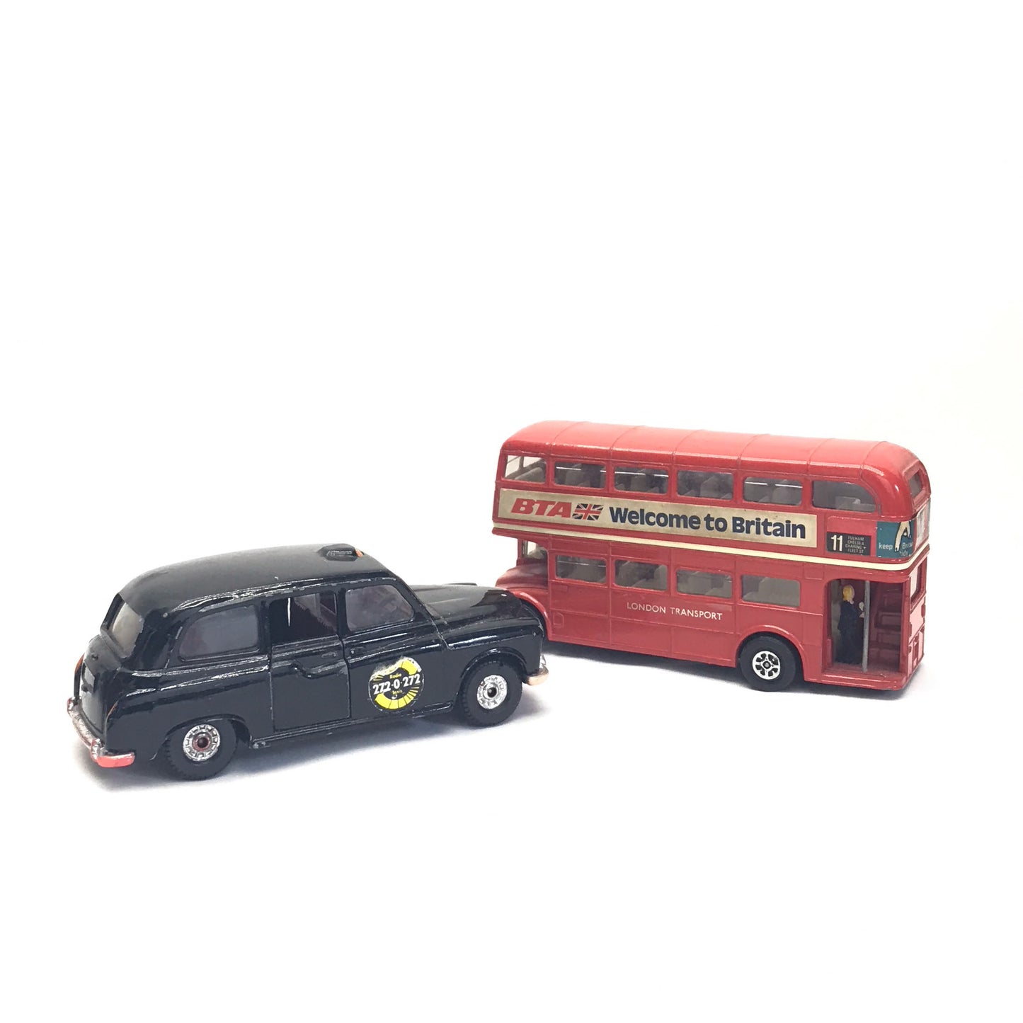 Corgi London Taxi and London Bus