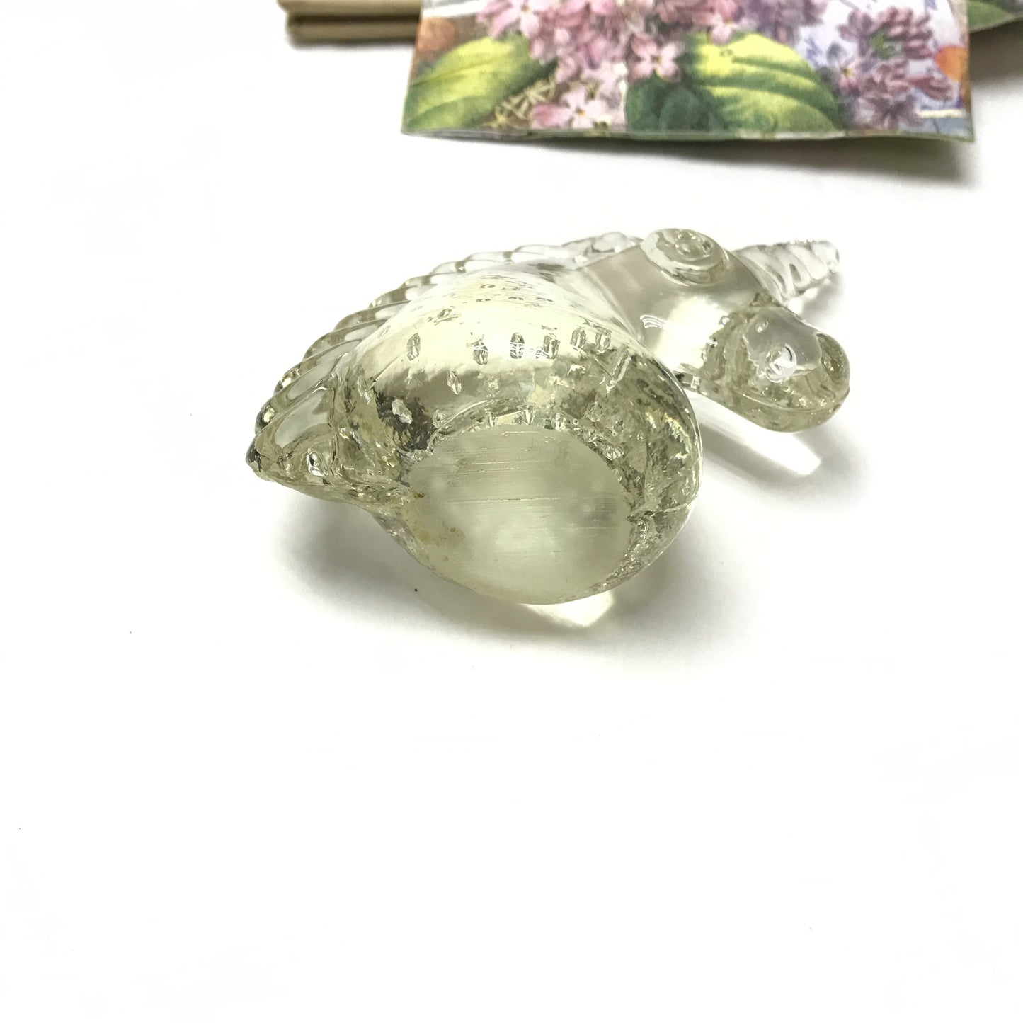 Glass Unicorn Paperweight, Controlled Bubble Glass, Bullicante Murano Stly Art Glass