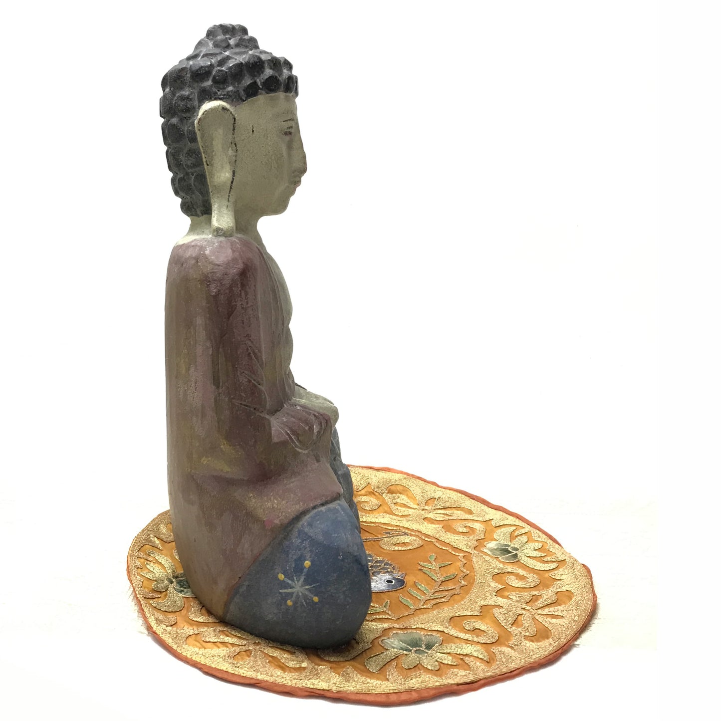 Wooden Buddha Figurine