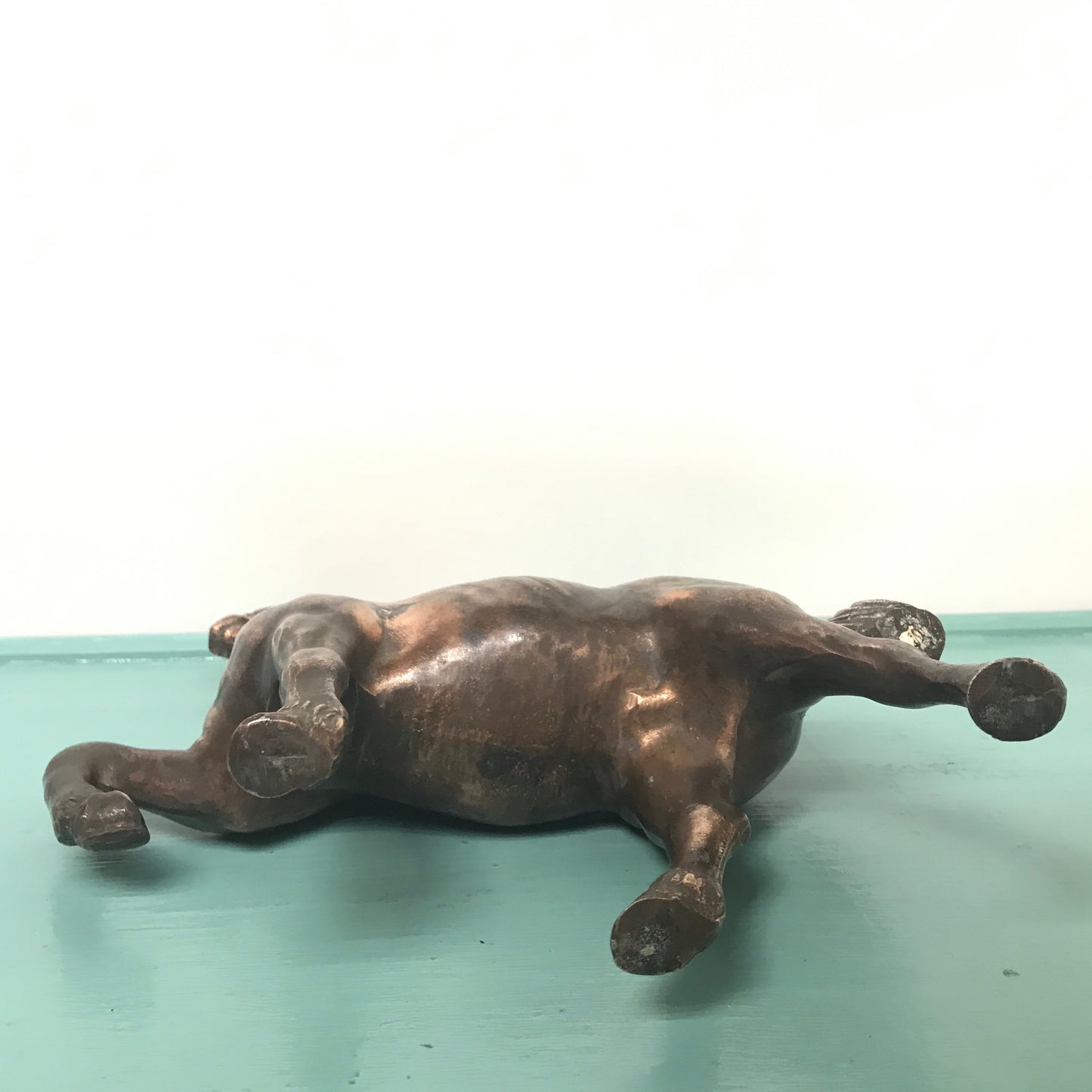 Mid Century Copper Horse Figurine