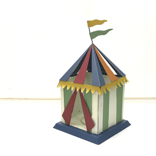 Vintage Circus Tent Votive Candle Holder