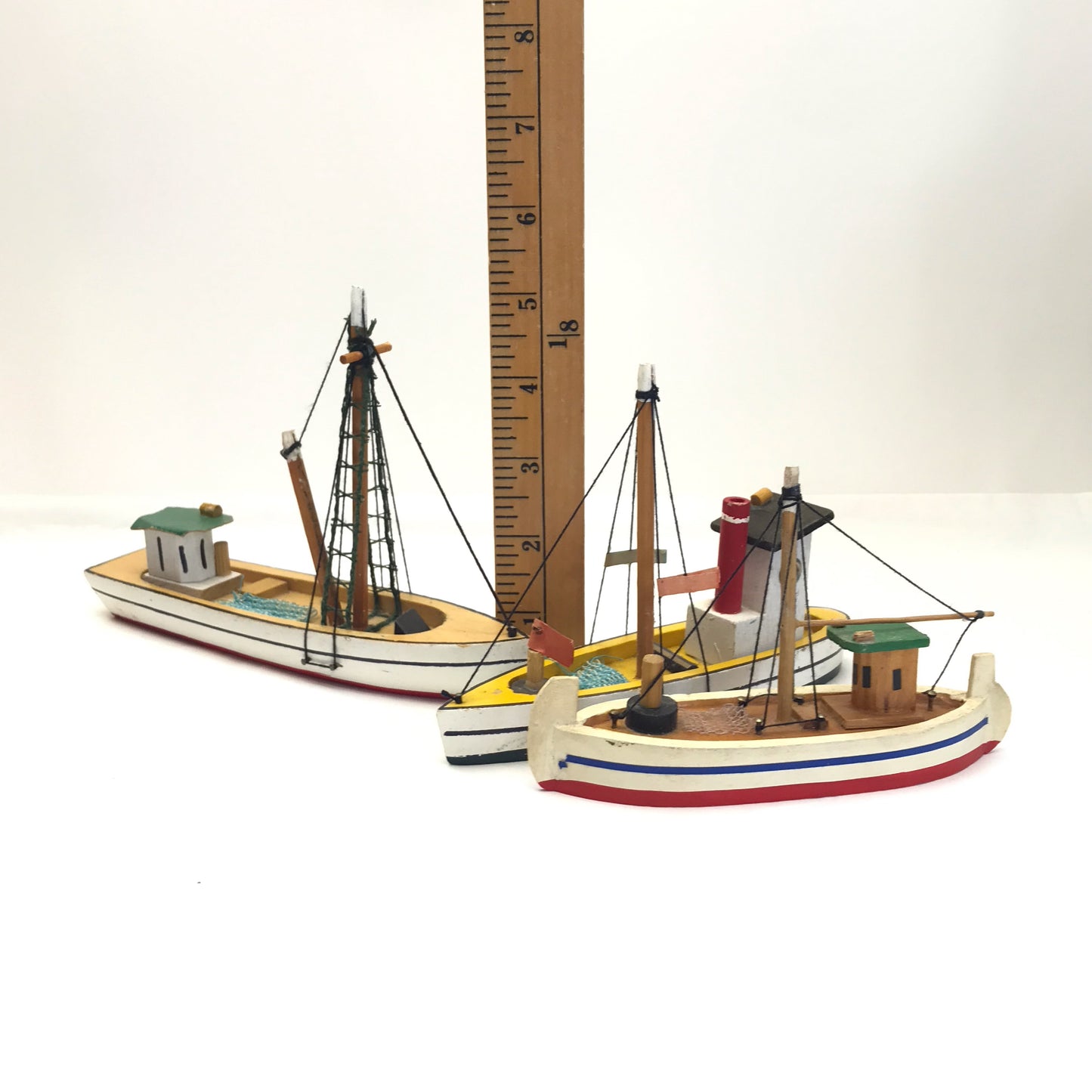 Miniature Decorative Wooden Boats