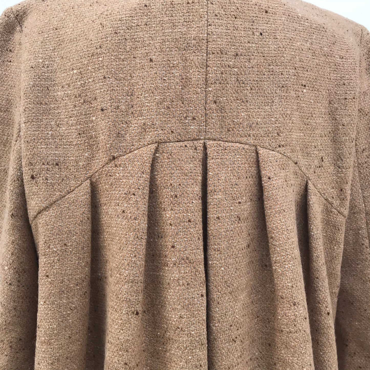 Wool Overlay Duster Coat, (Sylvia Heisel), 100% Wool, Classic Vintage