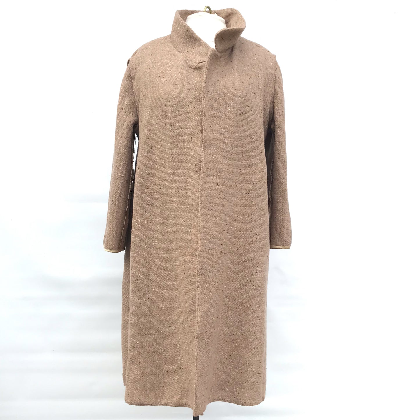 Wool Overlay Duster Coat, (Sylvia Heisel), 100% Wool, Classic Vintage