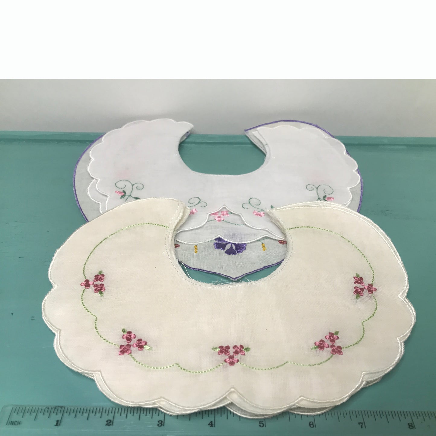 11 Embroidered Children’s Collars, Doll Dress Collars