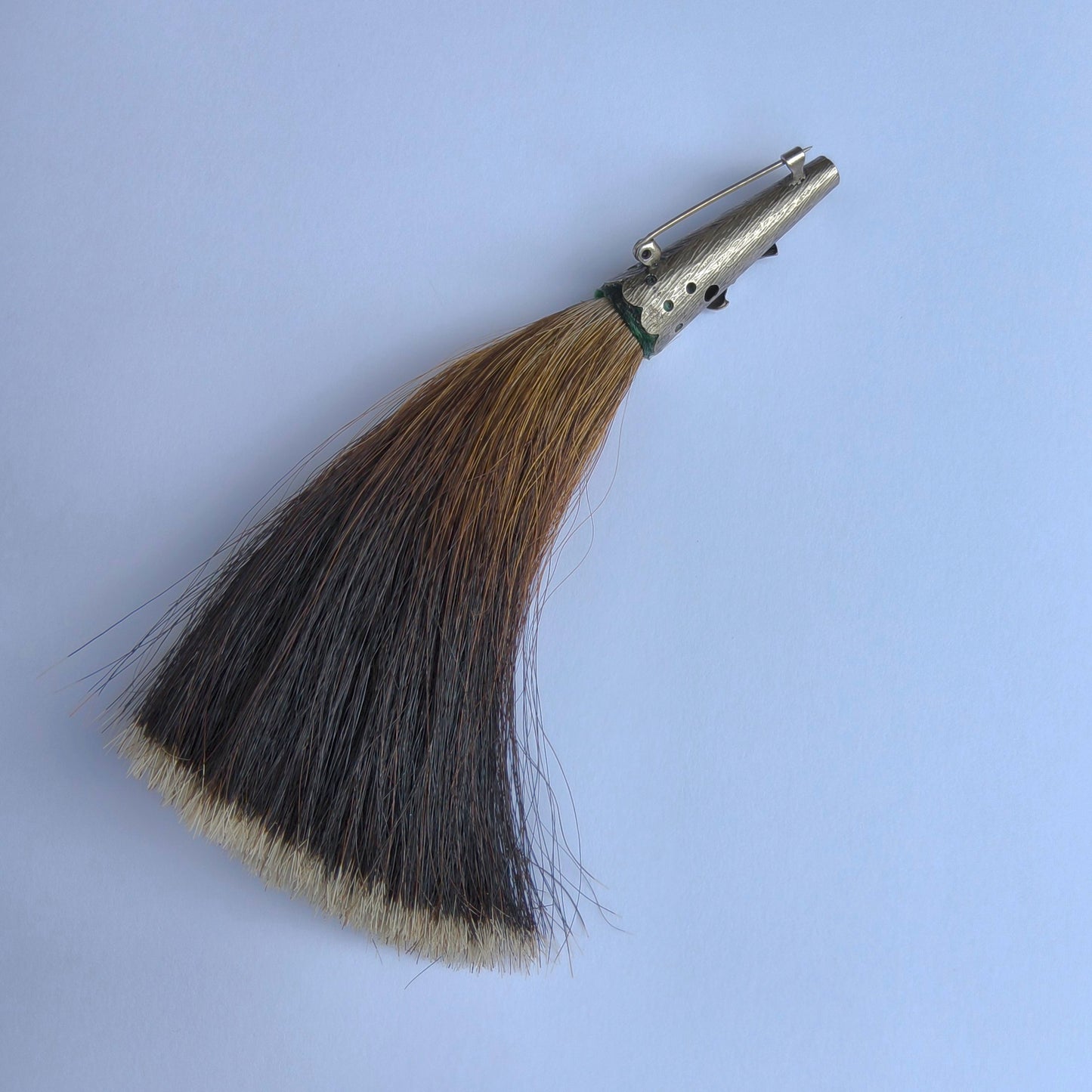 Vintage German Wild Boar Hair Pin, Hunting Hat Pin, Lapel Brooch
