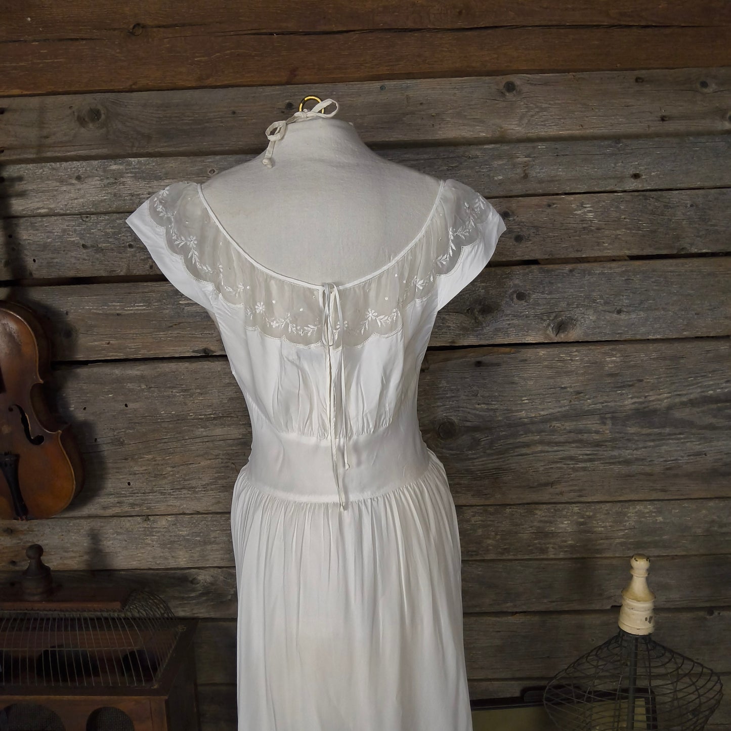 Vintage Barbizon Miss Nylon Nightgown, Size 16 Miss, Rayon