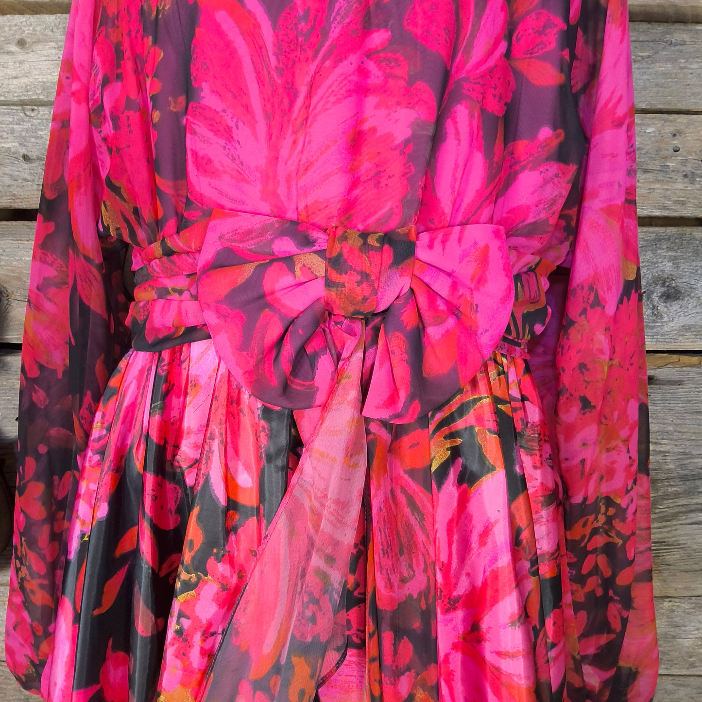 Vintage Jean Allen Floral Maxi Dress, Polyester